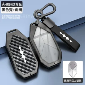 Car Key Case Bag for BYD Formula Leopard SUPER 5 Ultra 8 Titanium 3 9 Fang Cheng Bao Keychain Cover Shell Holder Fob Accessories