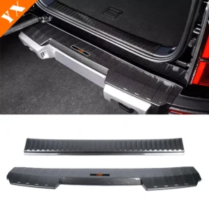 For BYD Denza B5 accessories 2025 2026 Plastic Carbon Car Door Sill, Welcome Pedal, Car Rear Guard, Trunk Guard