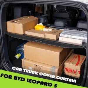 Car Trunk Cover Curtain Fit for BYD Leopard 5 High Quality Modified Car Trunk Partition Board Storage Rack Car Upgrade Parts