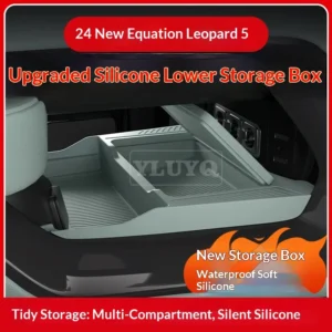 For BYD Leopard 5 DENZA B5 Central Console Storage Box Under Armrest Storage Tray Storage Box Mat Car Interior Accessories