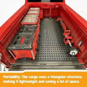 Universal truck bed cargo blocker 8-piece set