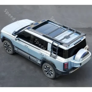 Denza B8 roof rack extension platform with ladder