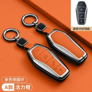 Zinc Alloy Leather Key Case for BYD Shark 6